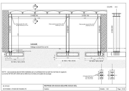 Suppression&#x20;d&amp;&#x23;8217&#x3B;un&#x20;pan&#x20;de&#x20;mur&#x20;porteur&#x20;au&#x20;Sous-Sol