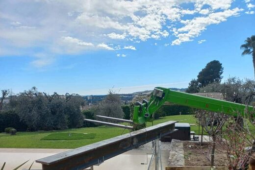 Suppression d&#8217;un mur porteur dans un château à Mougins