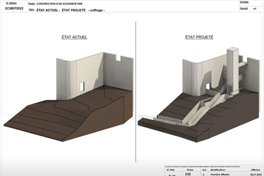 Conception d’un ouvrage en béton armé en site contraint