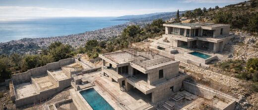 Étude structure et modélisation BIM de deux villas en béton armé sur les hauteurs de nice