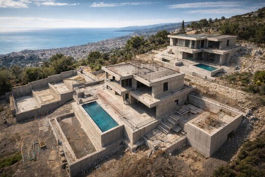 Étude structure et modélisation BIM de deux villas en béton armé sur les hauteurs de nice